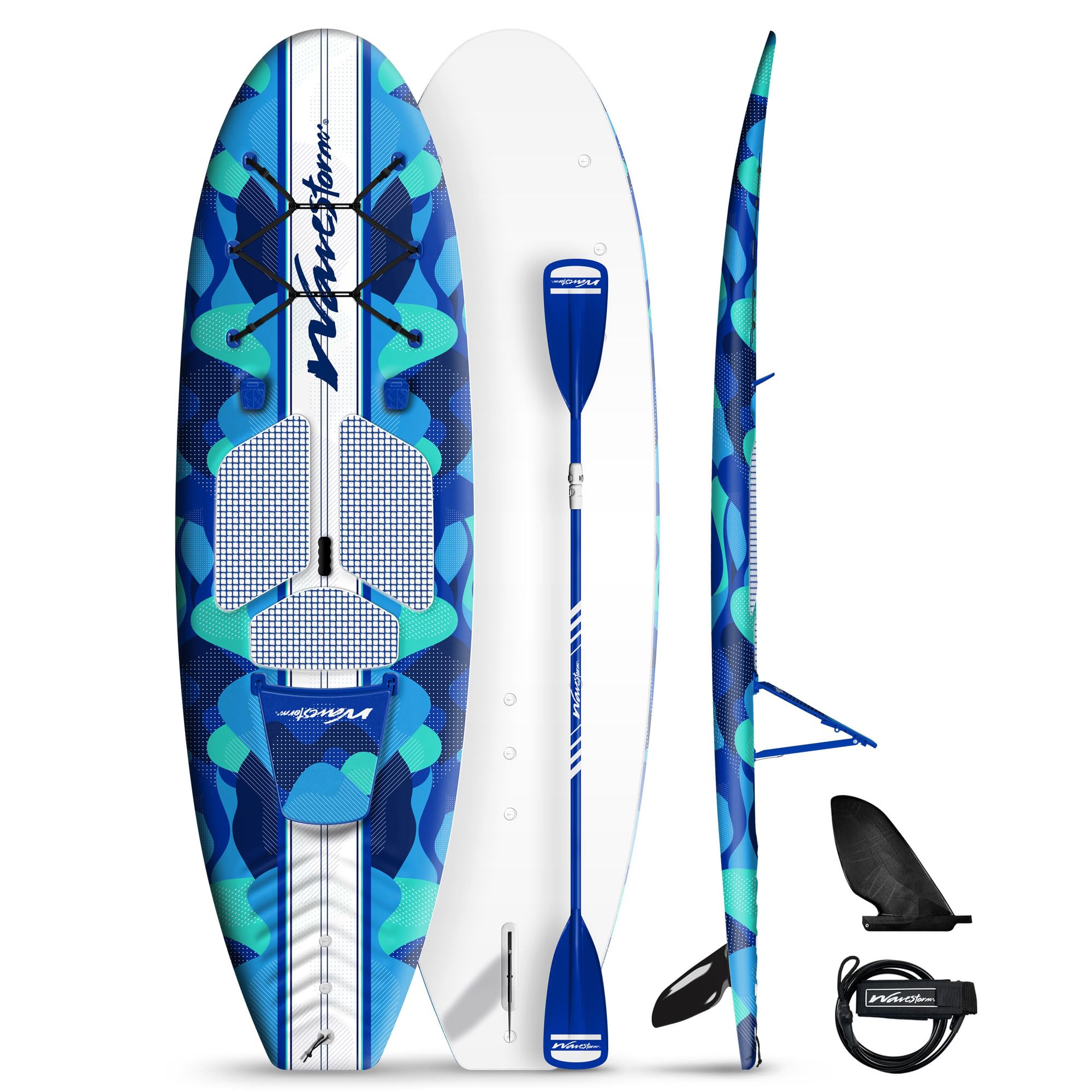 WAVESTORM 9ft6 SUP Kayak Hybrid Stand Up Paddleboard Foam Soft Top