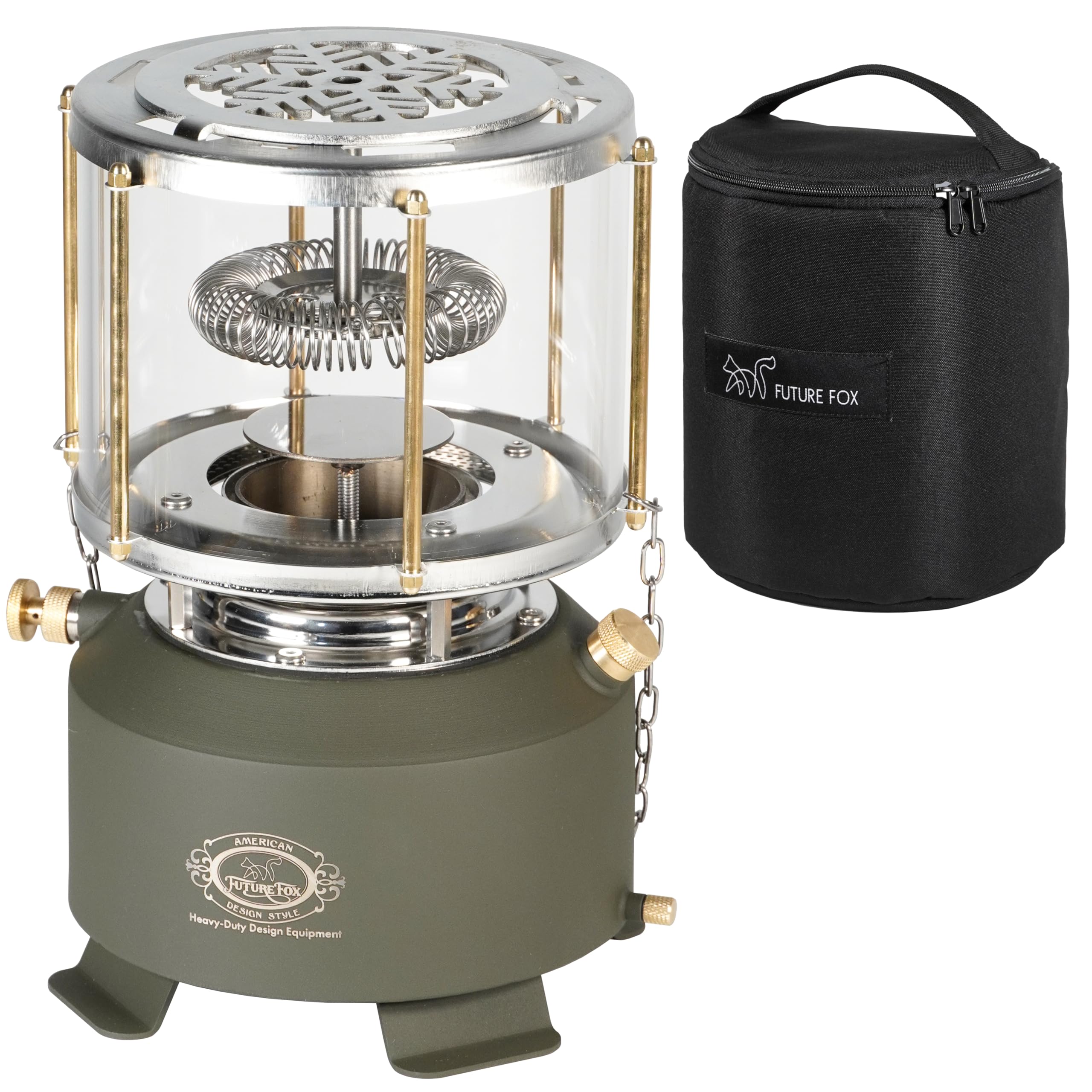 Amazon.co.jp: FUTUREFOX SNOW GLOW コンパクトストーブ アウトドア用