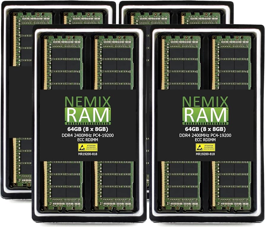 DDR4 2400 ECC 64GB 8GB 8枚セット DDR4 2400 ECC 64GB 8GB 8枚セット