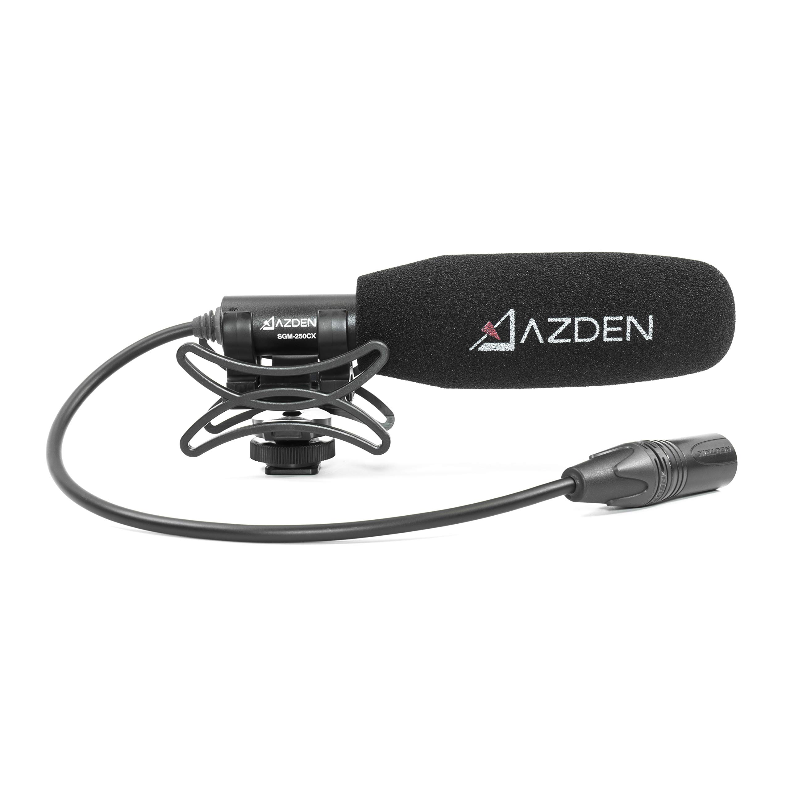 Amazon | AZDEN アツデン SGM-250CX コンパクトシネママイクロホン XLR