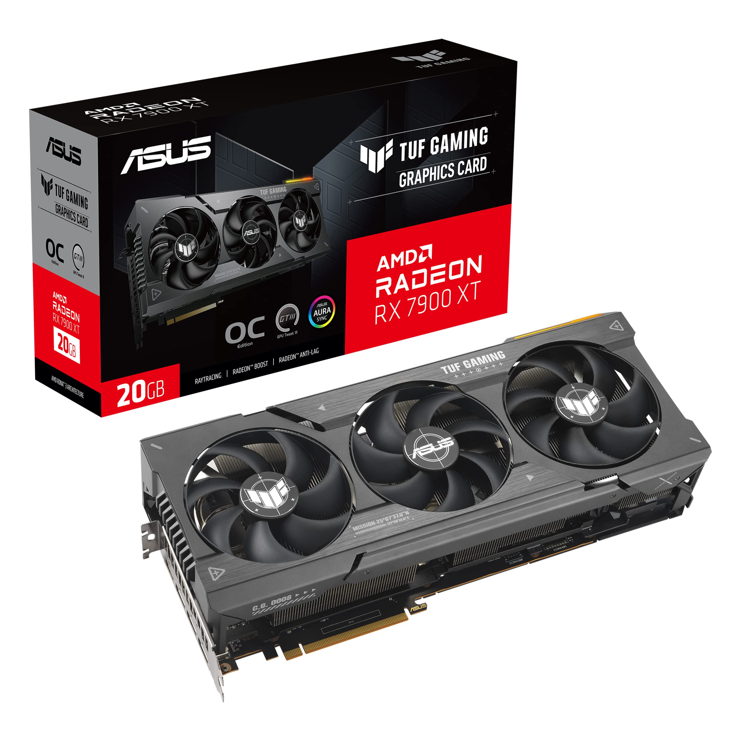 Amazon.com: ASUS TUF Gaming Radeon™ RX 7900 XT OC Edition 20GB