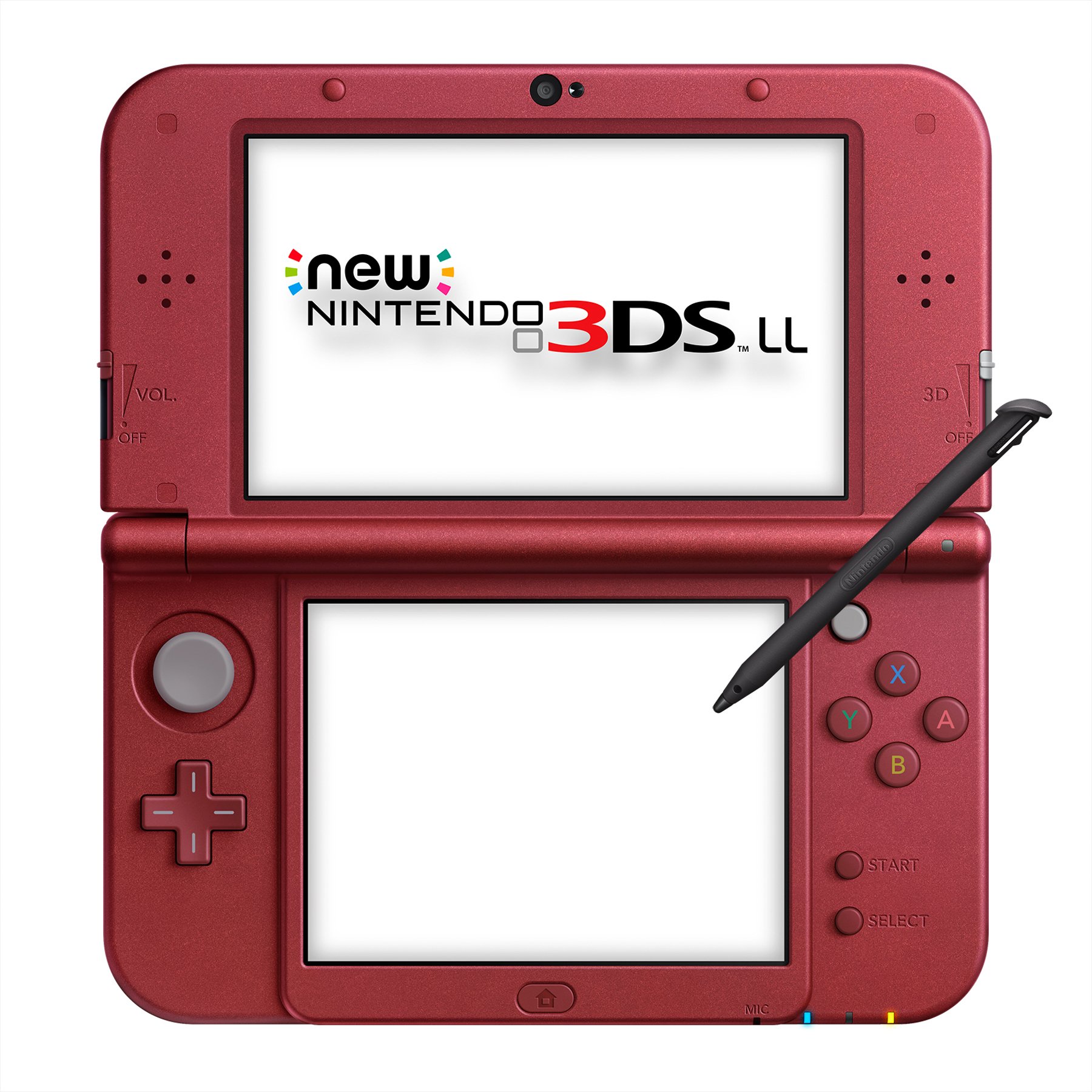 Amazon.com: New Nintendo 3dsll Metallic Red : Video Games