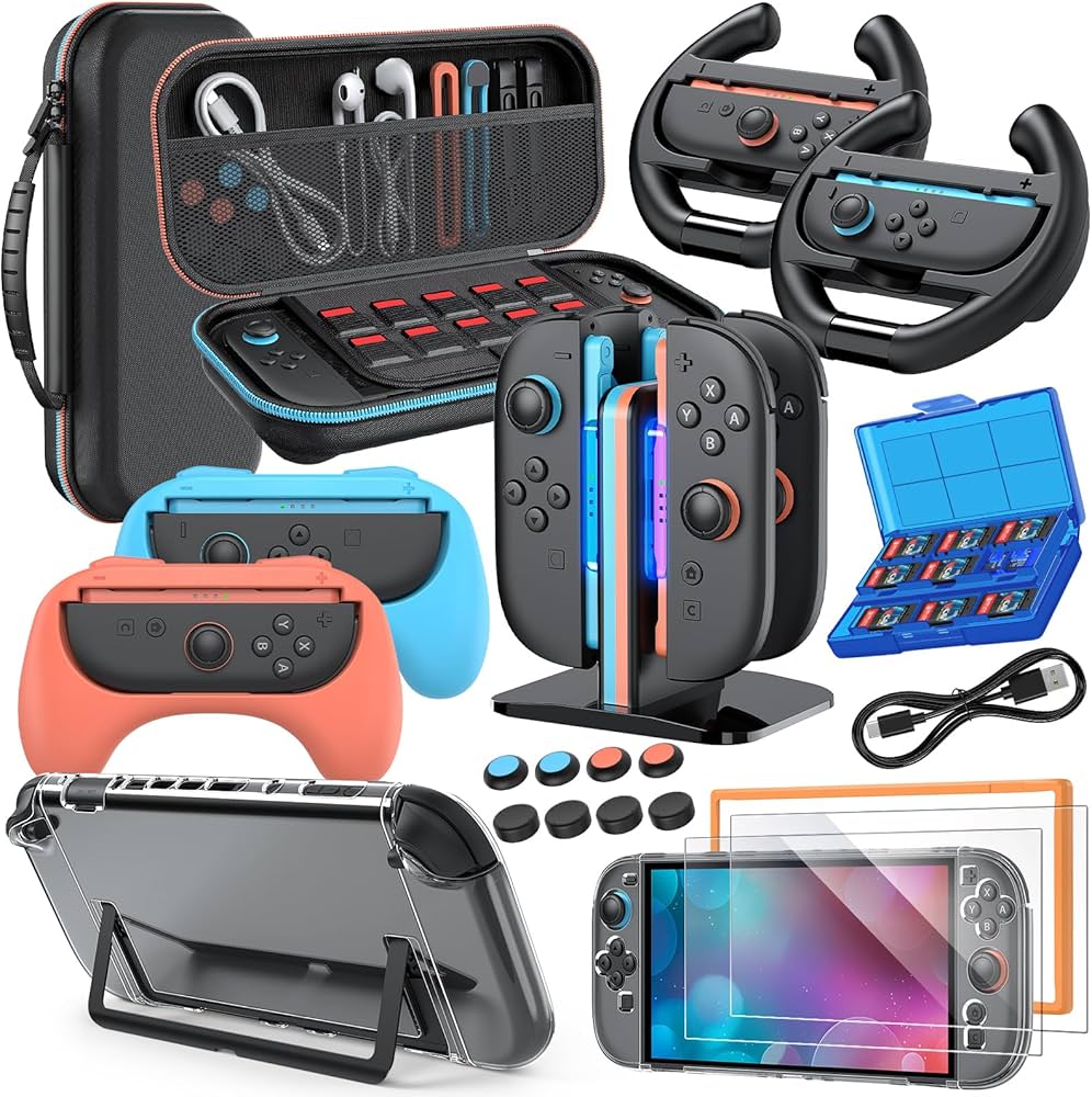 Switch 2 Accessories Bundle for Nintendo Switch 2 (2025), Switch 2