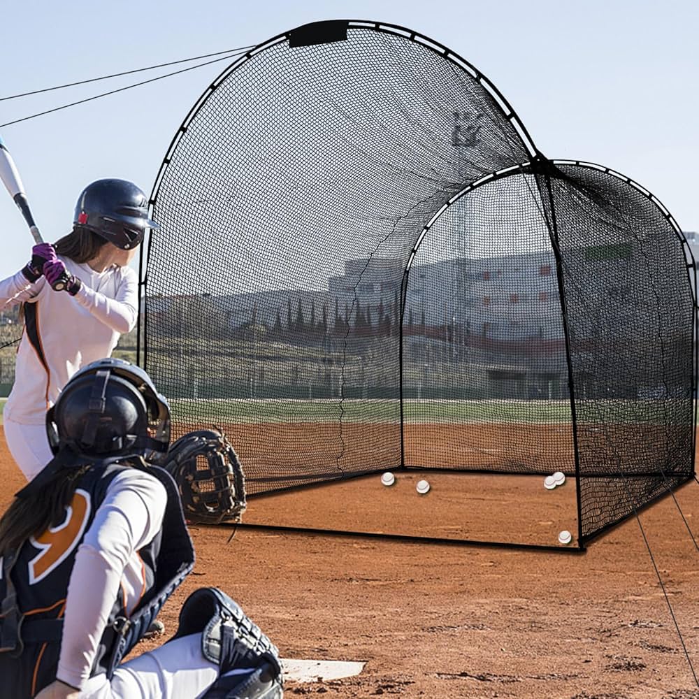 Amazon | Doubleriver バッティングケージ 野球ネット 屋外 自宅
