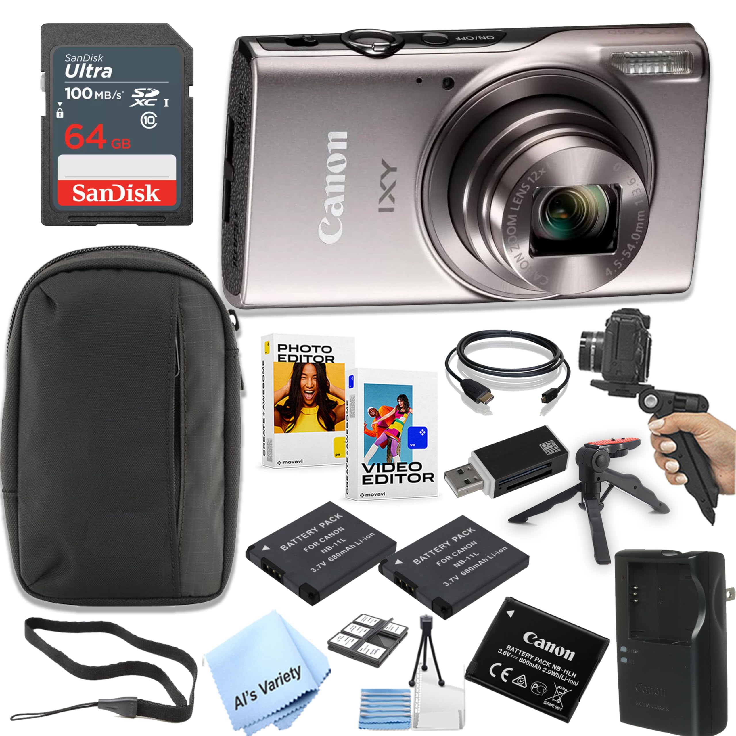 Amazon.com : Canon PowerShot IXY 650 (ELPH 360) HS Digital Camera