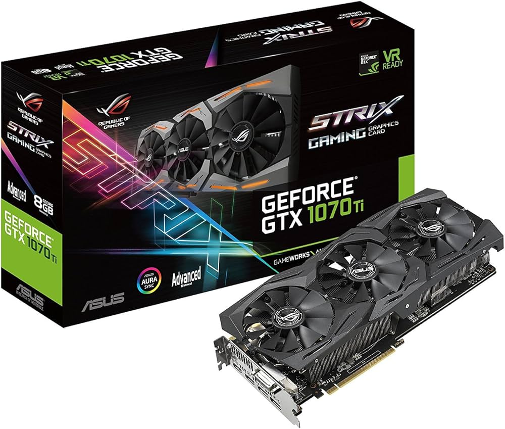 Amazon | ASUS Nvidia GTX1070TI搭載ビデオカード ROG-STRIX-GTX1070TI