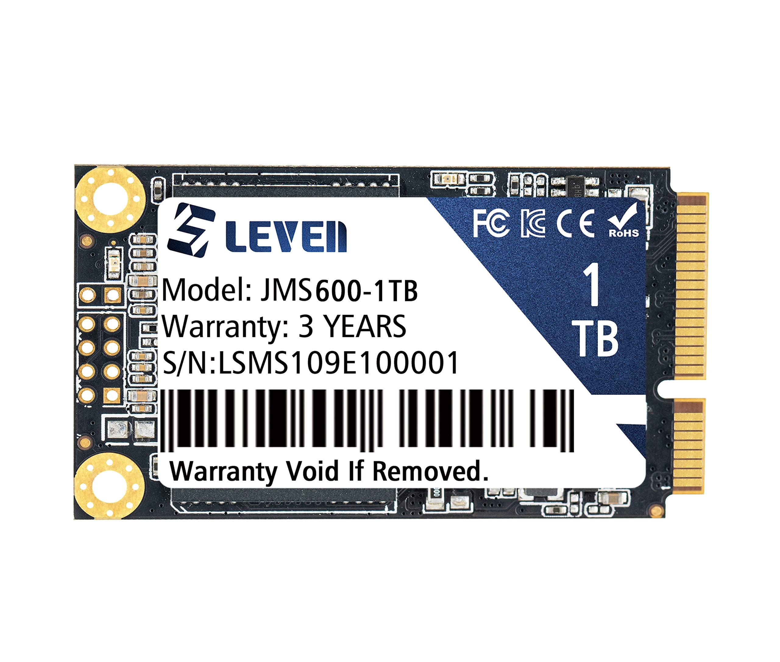 Amazon | LEVEN mSATA SSD 1TB 3D NAND TLC SATA III 6GB / mSATA
