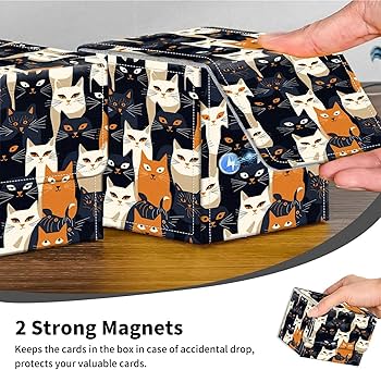 Amazon.co.jp: HEAKIERG 猫カードデッキボックスオーガナイザー 100枚