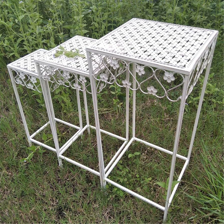 Amazon.co.jp: [GZGZ] 【フラワースタンド 】サイドテーブル 花台