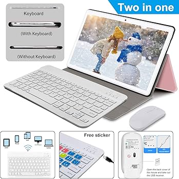 Amazon.co.jp: AOYODKG 2イン1タブレット キーボード付き 4GB RAM 64GB