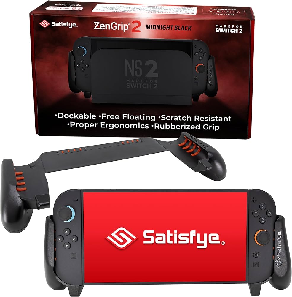 Amazon.com: Satisfye - ZenGrip 2, Compatible with Nintendo Switch