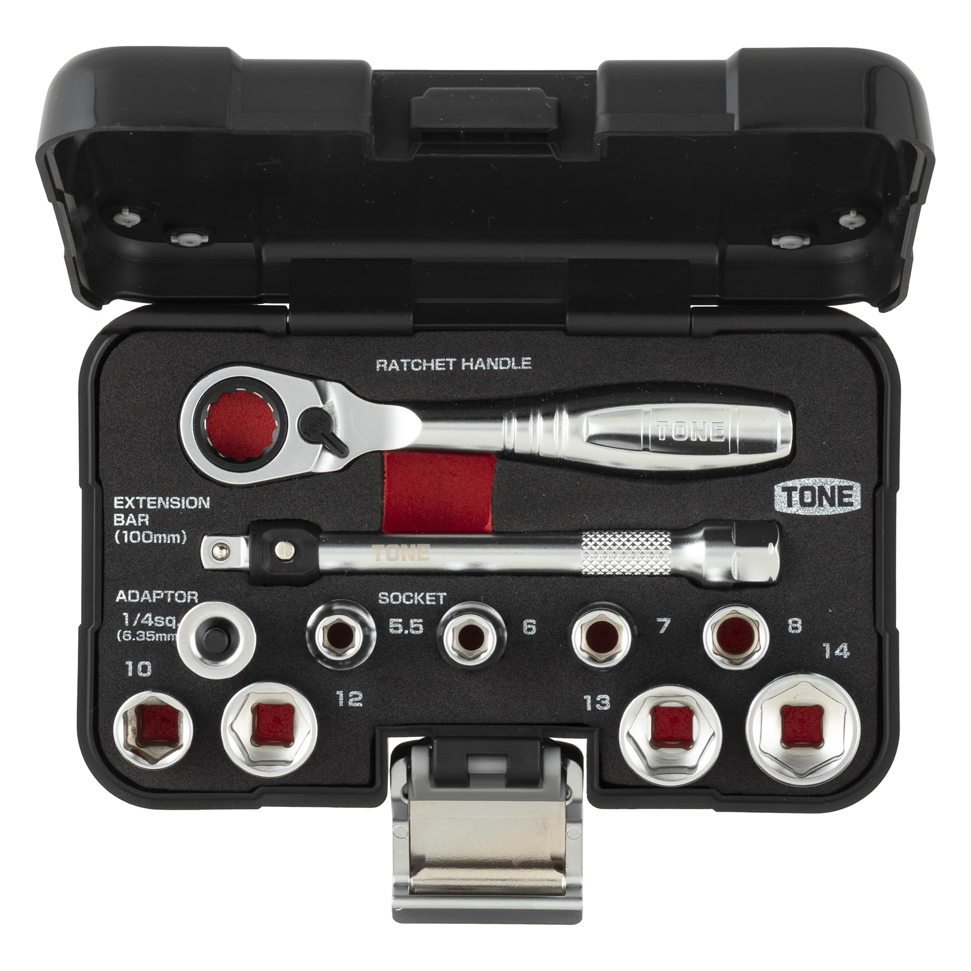 Amazon | トネ(TONE) ソケットレンチセット N-S1183SSP 差込角6.35mm(1