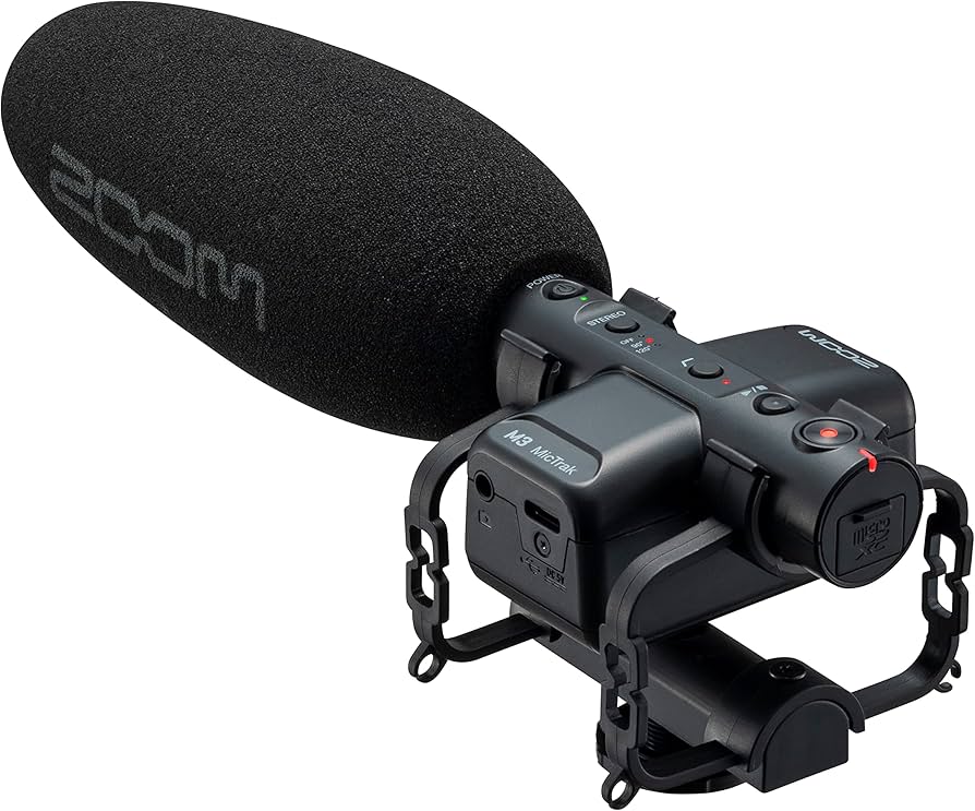 Amazon.com: Zoom M3 MicTrak Stereo On-Camera Shotgun Microphone