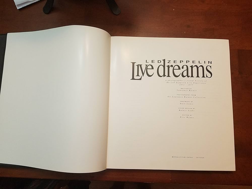 Led Zeppelin: Live Dreams: Ratner, Laurance: 9780963772107: Amazon