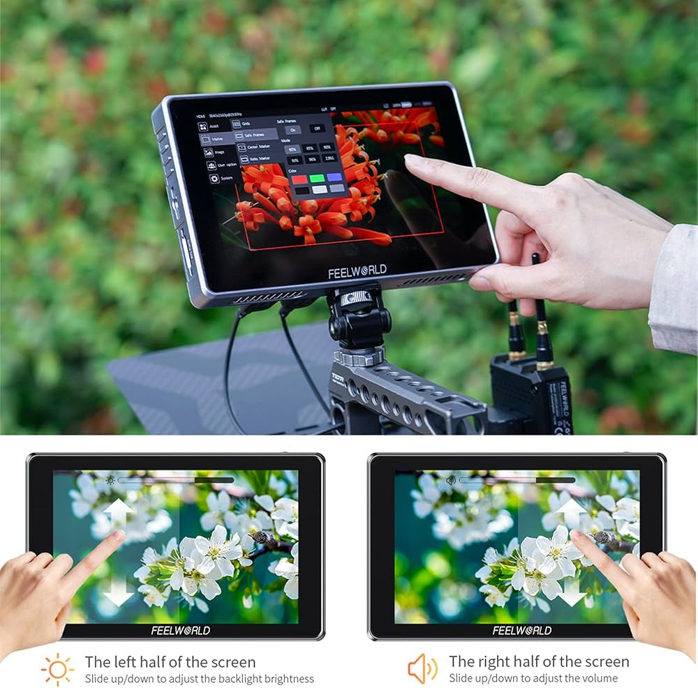 Amazon | FEELWORLD S7 カメラ用撮影モニター 7インチ 12G-SDI 4K HDMI