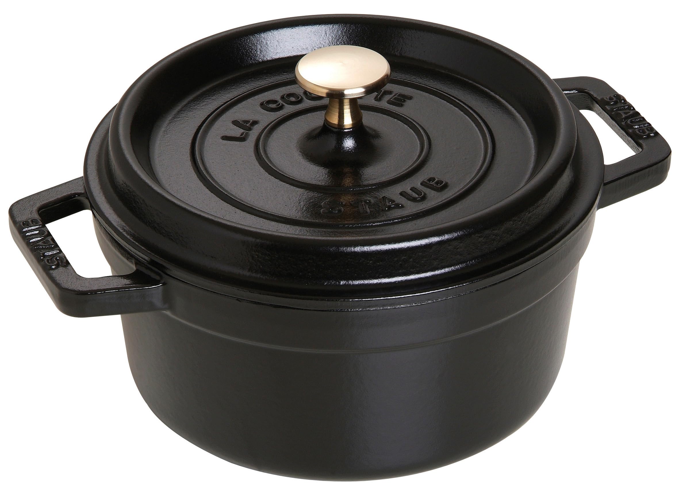Amazon.com: STAUB 40509-487-0 Cocotte Round 20cm Black: Home & Kitchen
