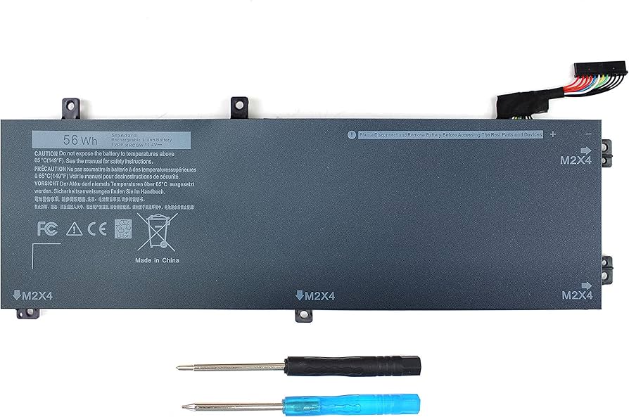Amazon.com: 56Wh Laptop RRCGW Battery, Replacement Dell XPS 15