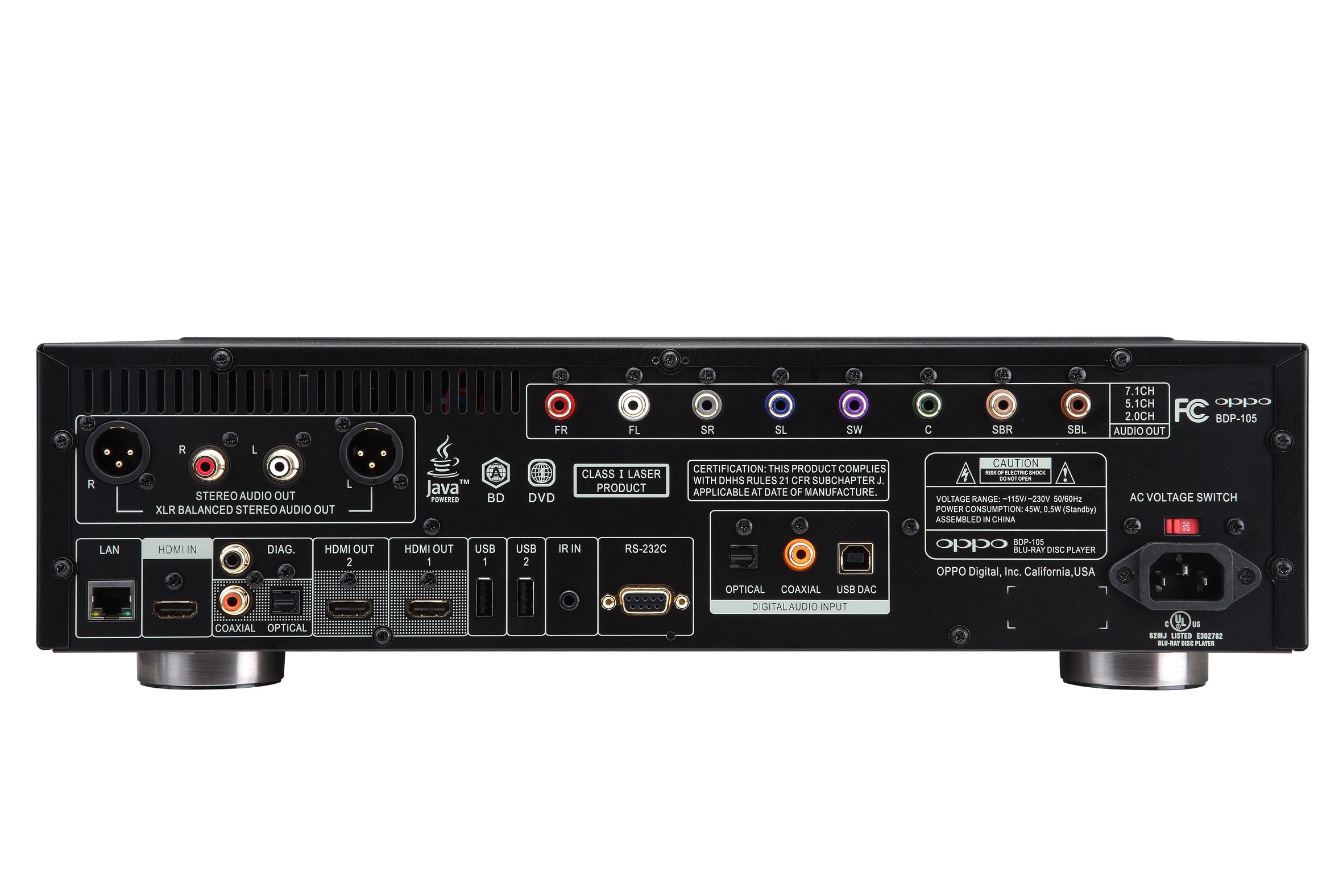 Amazon.com: OPPO BDP-105 Universal Audiophile 3D Blu-ray Player