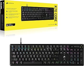 Amazon.co.jp: CORSAIR K70 CORE リニア RGB 赤軸ゲーミングキーボード