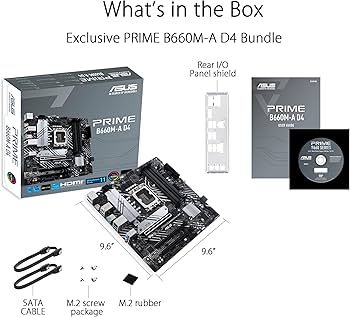 Amazon | ASUS Prime B660M-A D4 Intel B660 LGA 1700 microATX