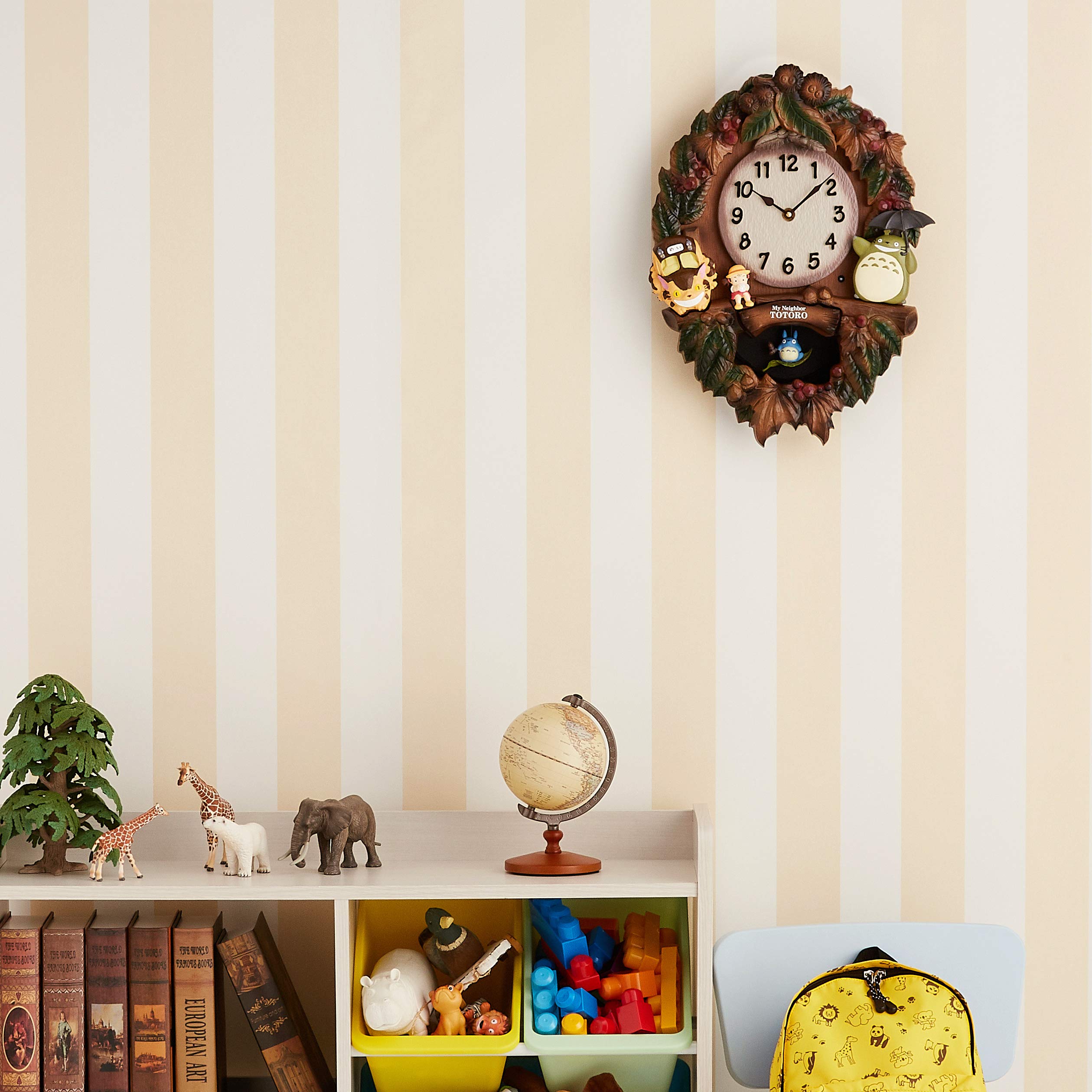 Amazon.co.jp: リズム(RHYTHM) となりのトトロ 掛け時計 テーマ曲 付き