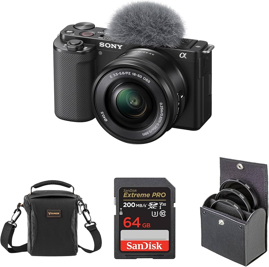 Amazon.com : Sony ZV-E10 APS-C Mirrorless Camera with E PZ 16-50mm