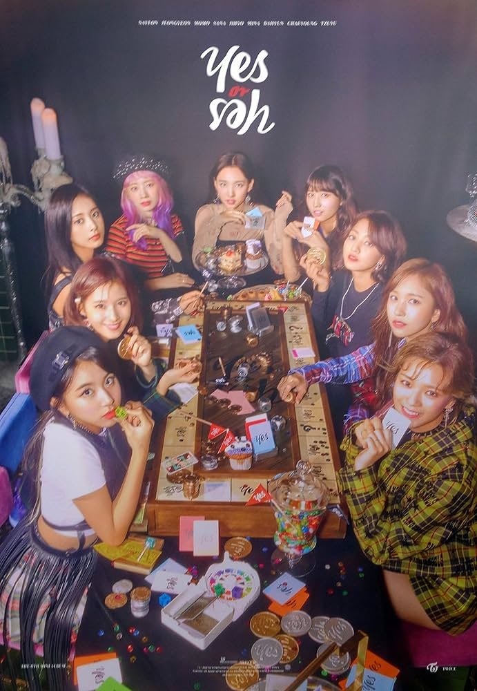 Amazon.co.jp: 【公式ポスター】 TWICE トワイス - YES or YES [A ver