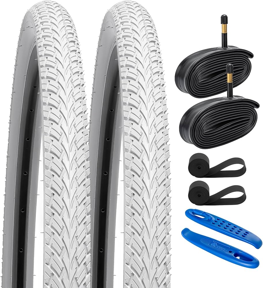 Amazon | YunSCM 2本セット,700 45c タイヤ ホワイト,700x45c 47-622