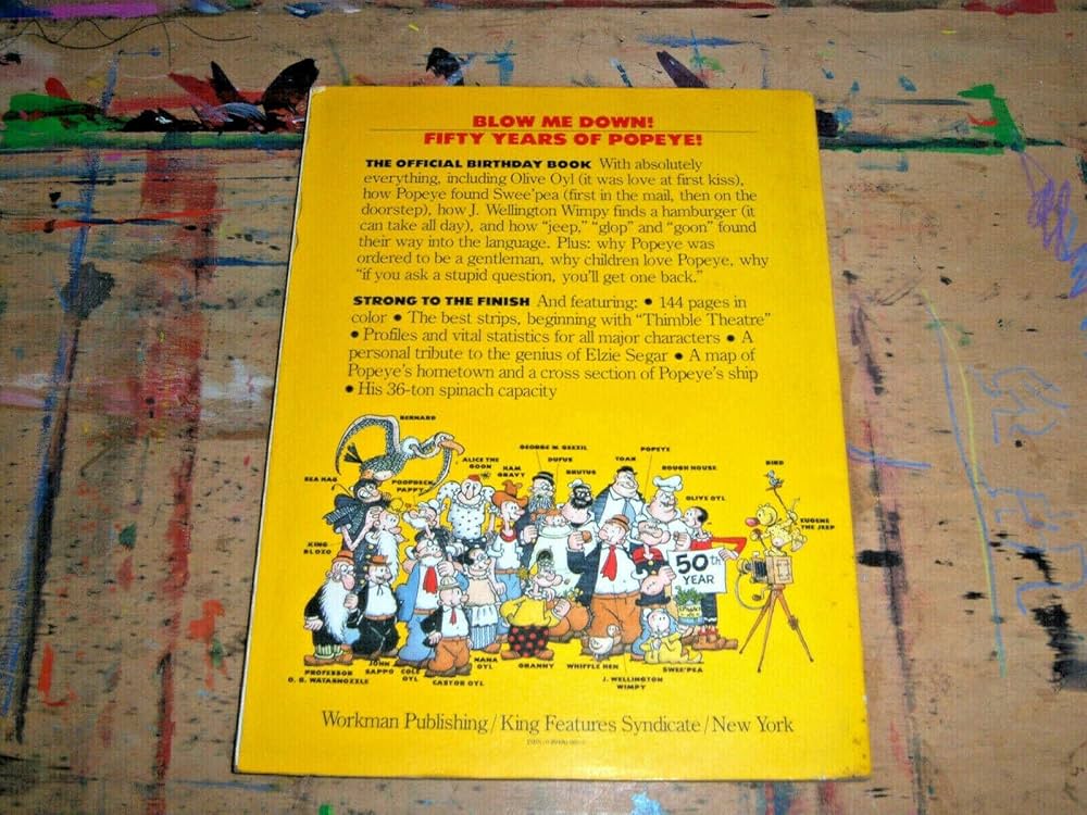 Popeye: The First Fifty Years: Sagendorf, Bud: 9780894800658