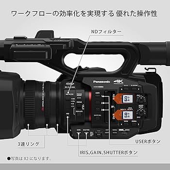Amazon.co.jp: パナソニック(Panasonic) 4K ビデオカメラ SDダブル
