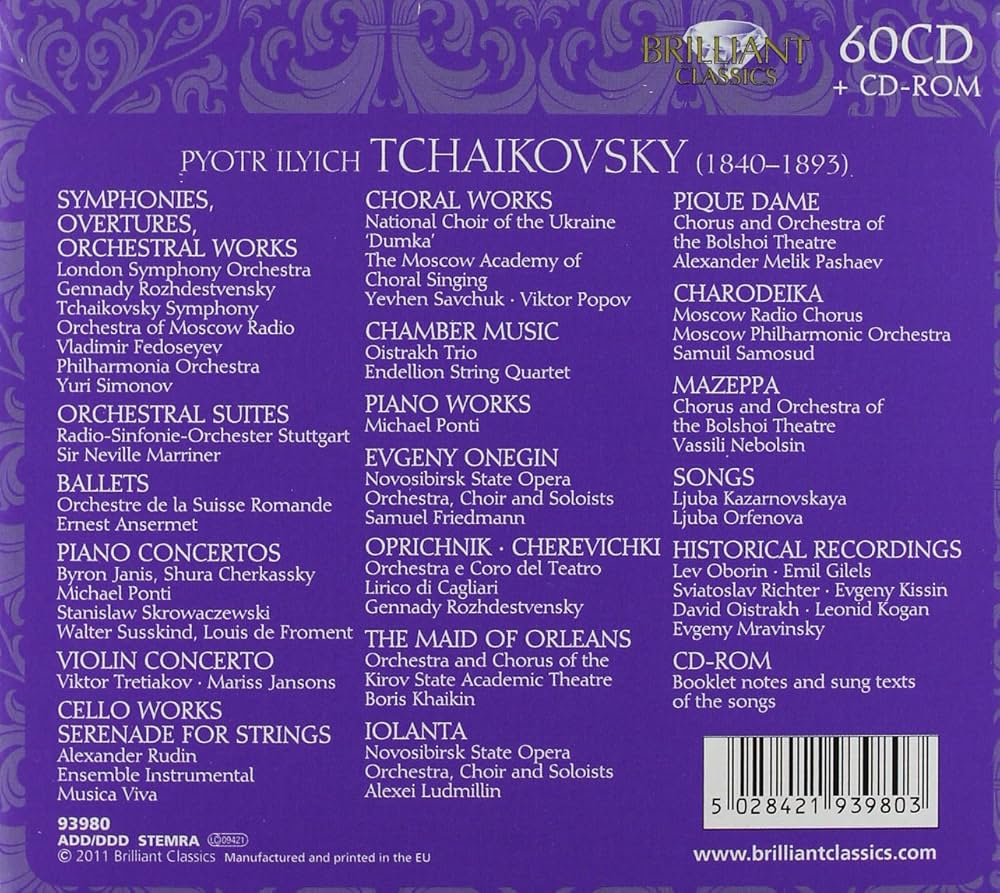 Tchaikovsky Edition : Tchaikovsky, London Sym Orch: Amazon.ca: Books