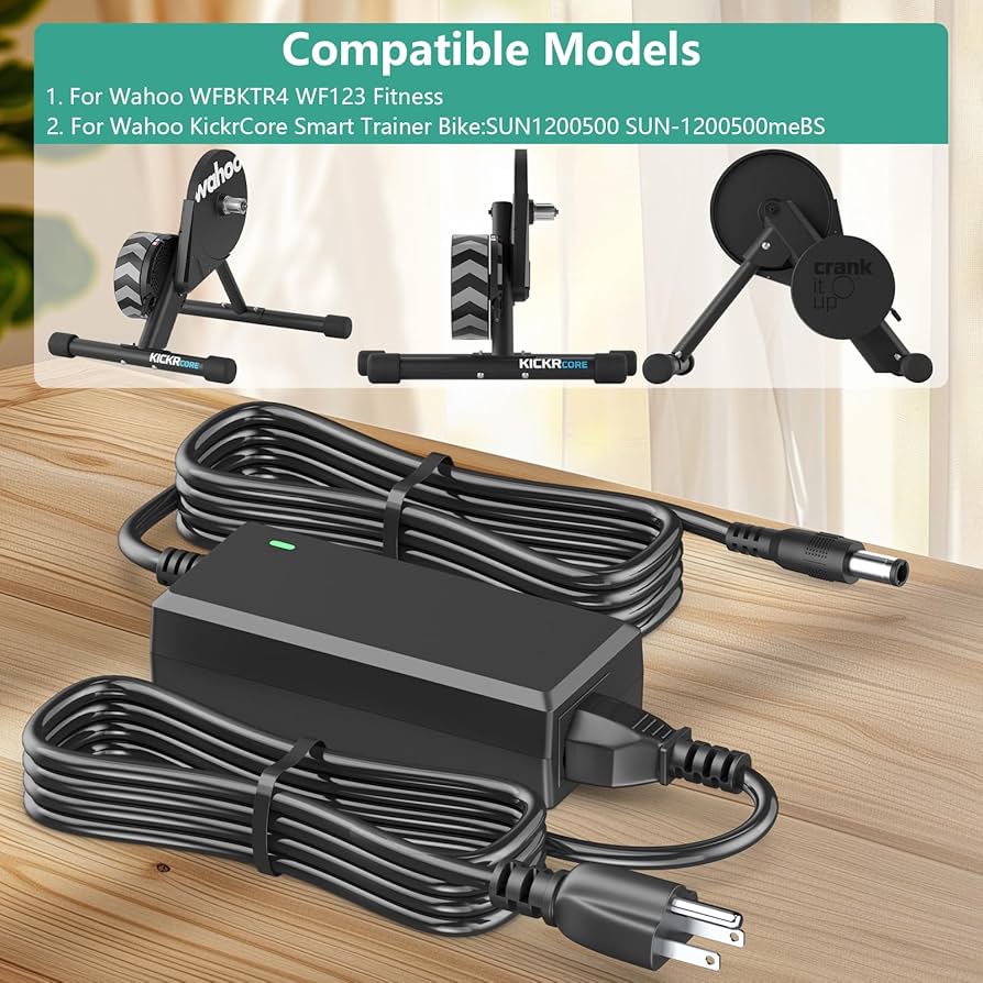 Amazon.com: 12V Charger for Wahoo WF123 WFBKTR4 Fitness KICKR Core
