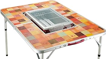 Amazon.co.jp: Coleman(コールマン) テーブル ナチュラルモザイクBBQ
