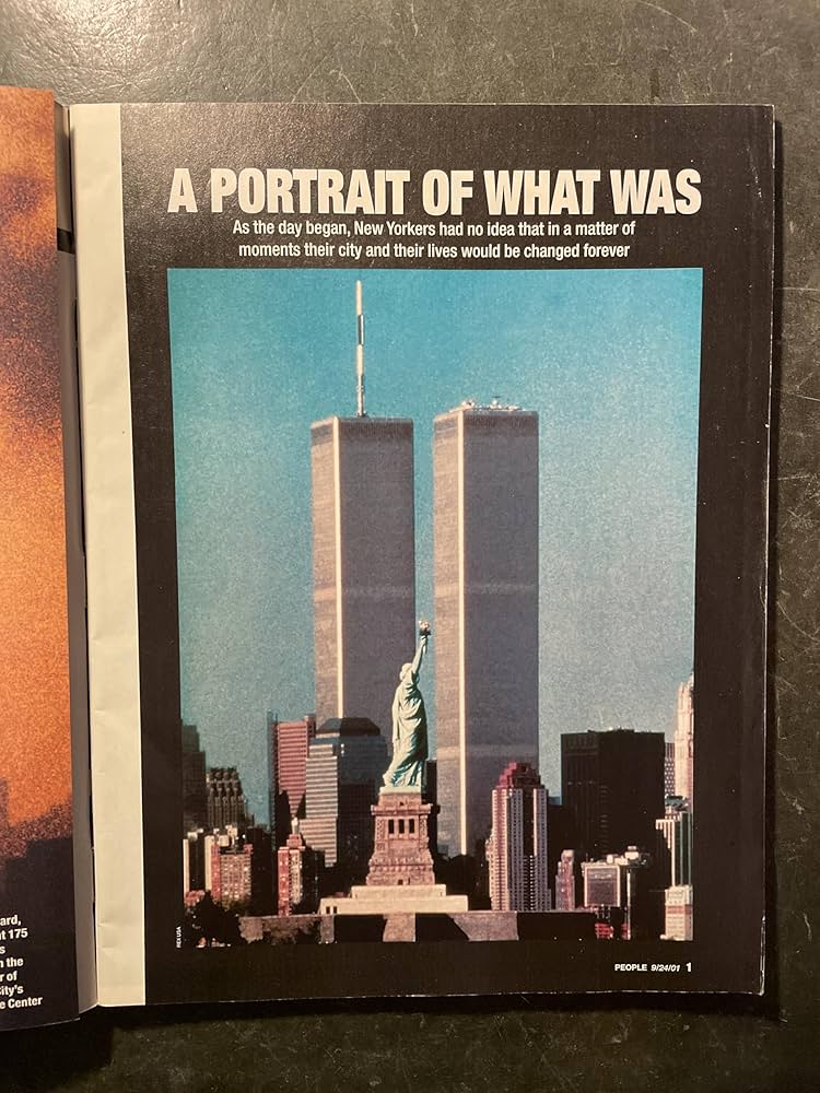 People Weekly Magazine - Twin Towers 9/11 WTC September 24, 2001