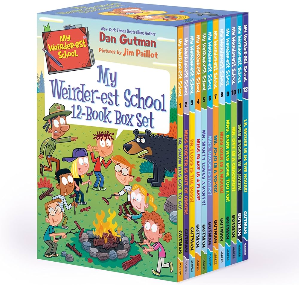 My Weirder-est School 12-Book Box Set: Gutman, Dan, Paillot, Jim