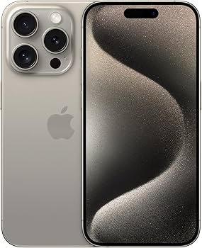 Apple iPhone 15 Pro (256 GB) - Natural Titanium : Amazon.in
