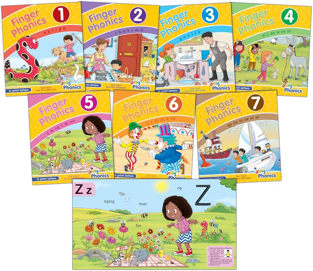 Finger Phonics Books: In Print Letters (1-7): Lloyd, Sue, Wernham