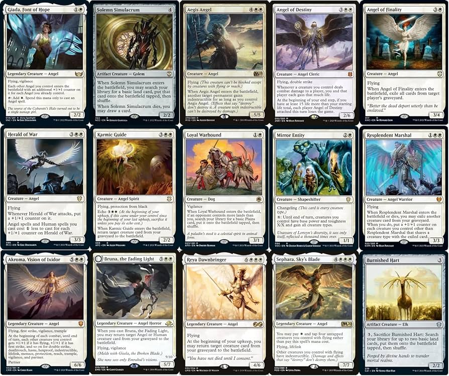 Amazon.com: Elite Commander Giada Angel Deck - Mono White - Giada