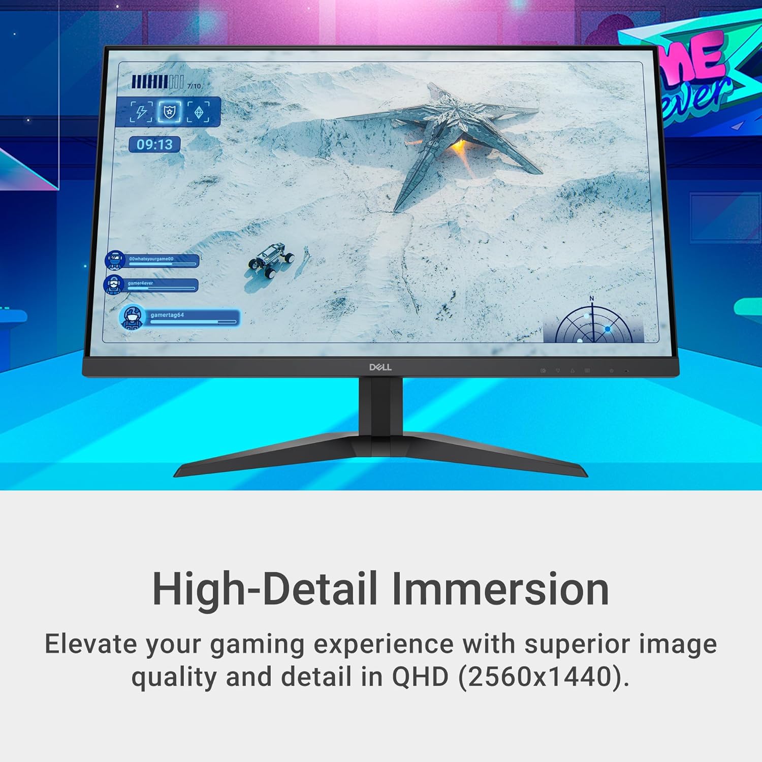 Dell - Brandclub - Dell G2725D Gaming Monitor - 27-inch QHD