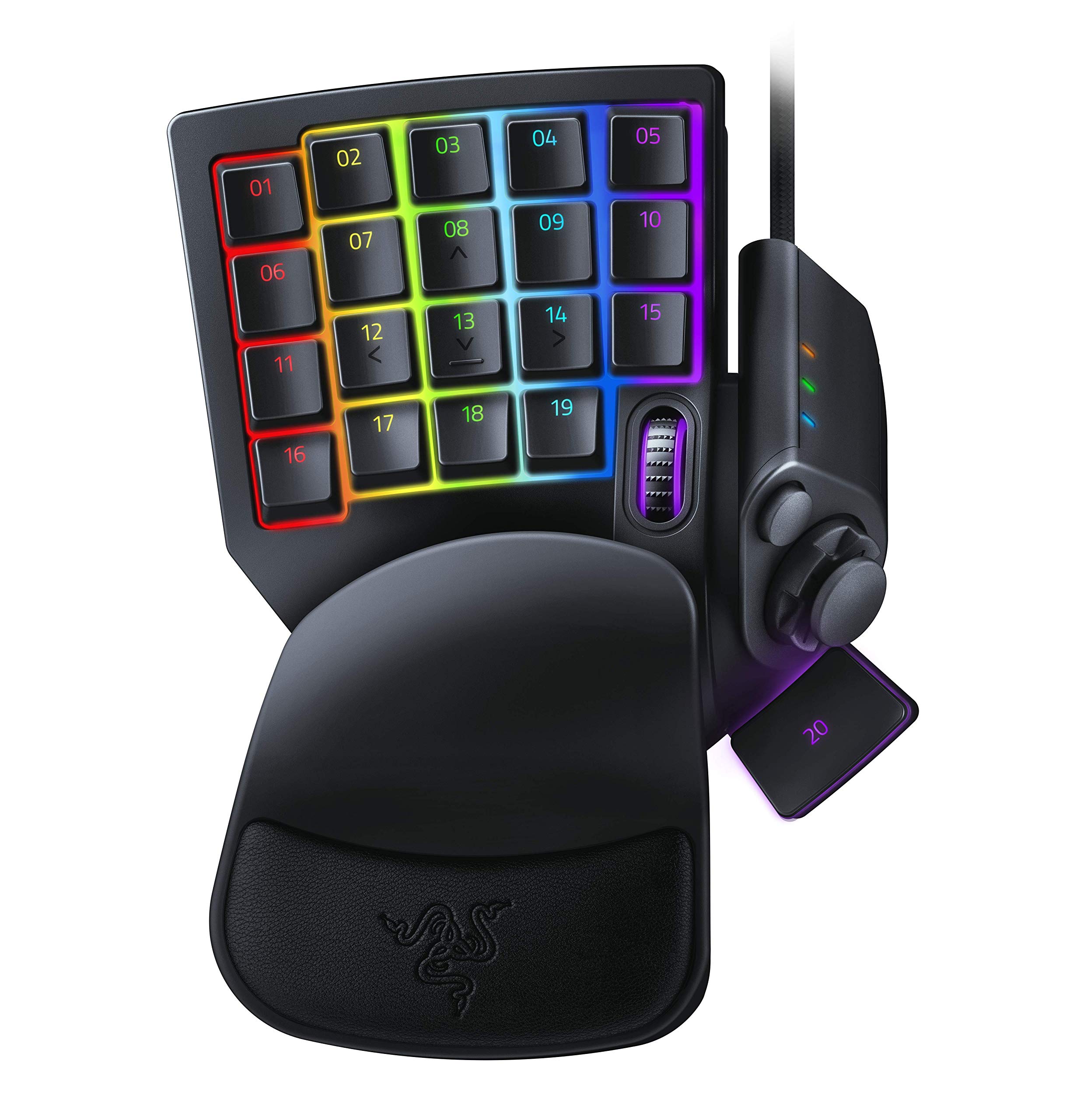 Amazon.co.jp: Razer Tartarus Pro 左手キーパッド 20個のアナログ動作