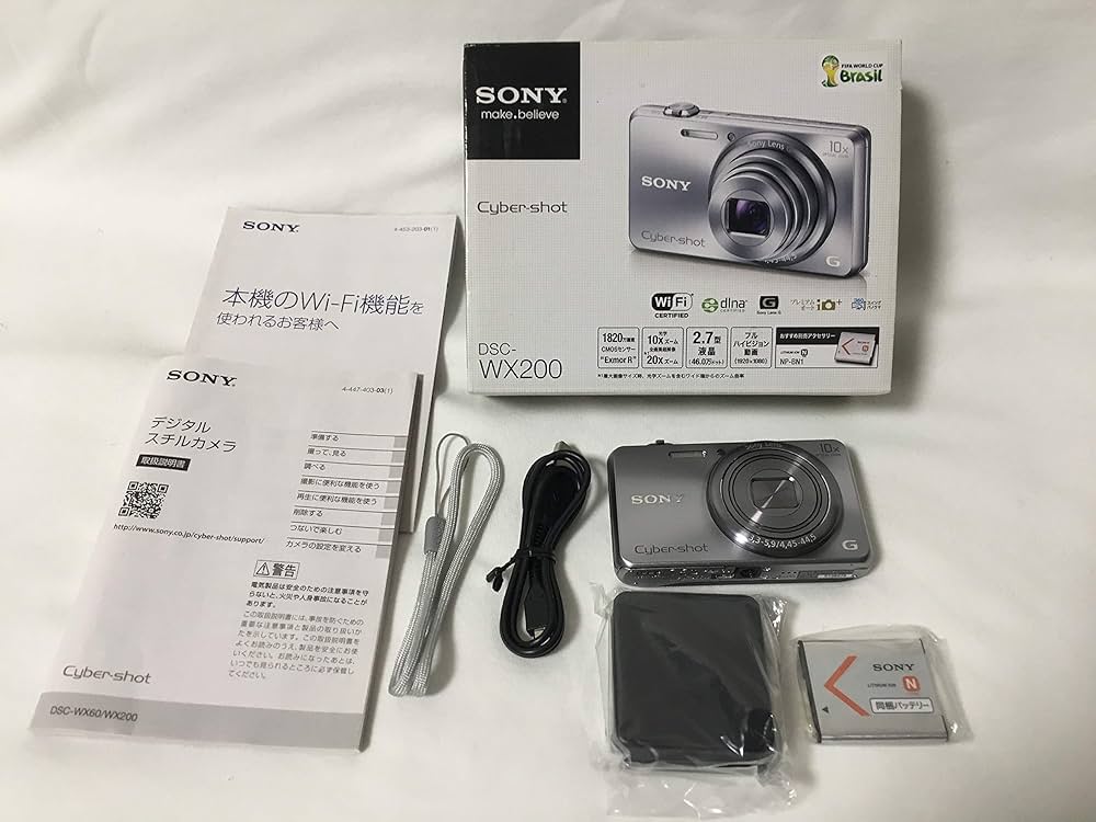 Amazon.co.jp: SONY デジタルカメラ Cyber-shot WX200 1890万画素 光学