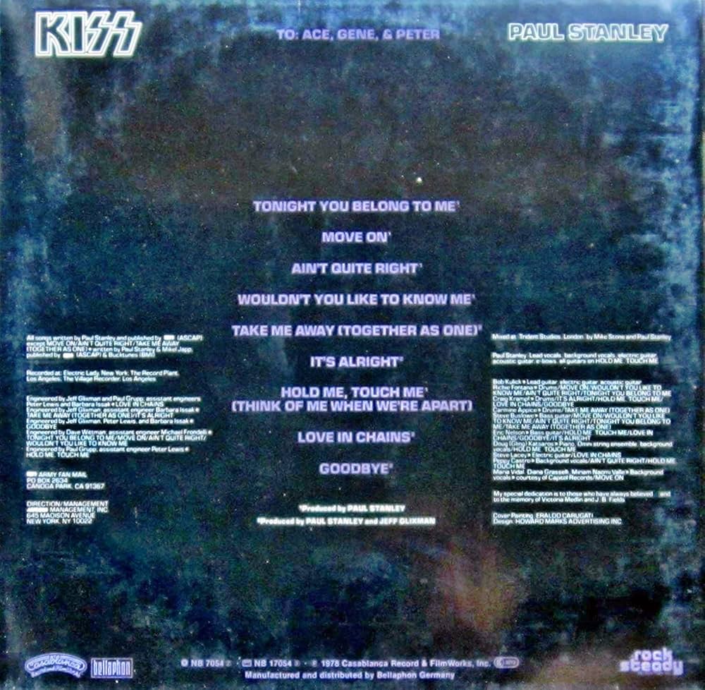 KISS - Paul Stanley[LP] - Amazon.com Music
