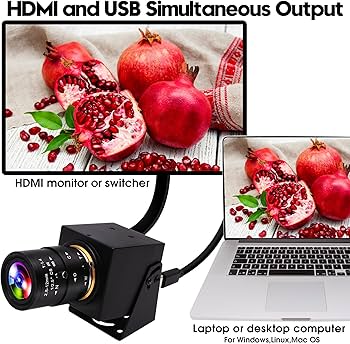 Amazon.co.jp: HDMI 60fps USBカメラ ELP 4K高速カメラ USB3.0 HDMI