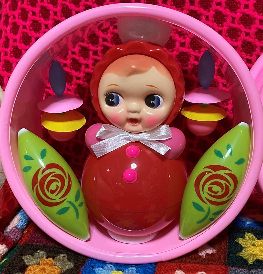 Amazon.co.jp: 丸形 おきあがりこぼし 日本製 起き上がりこぼし 昭和