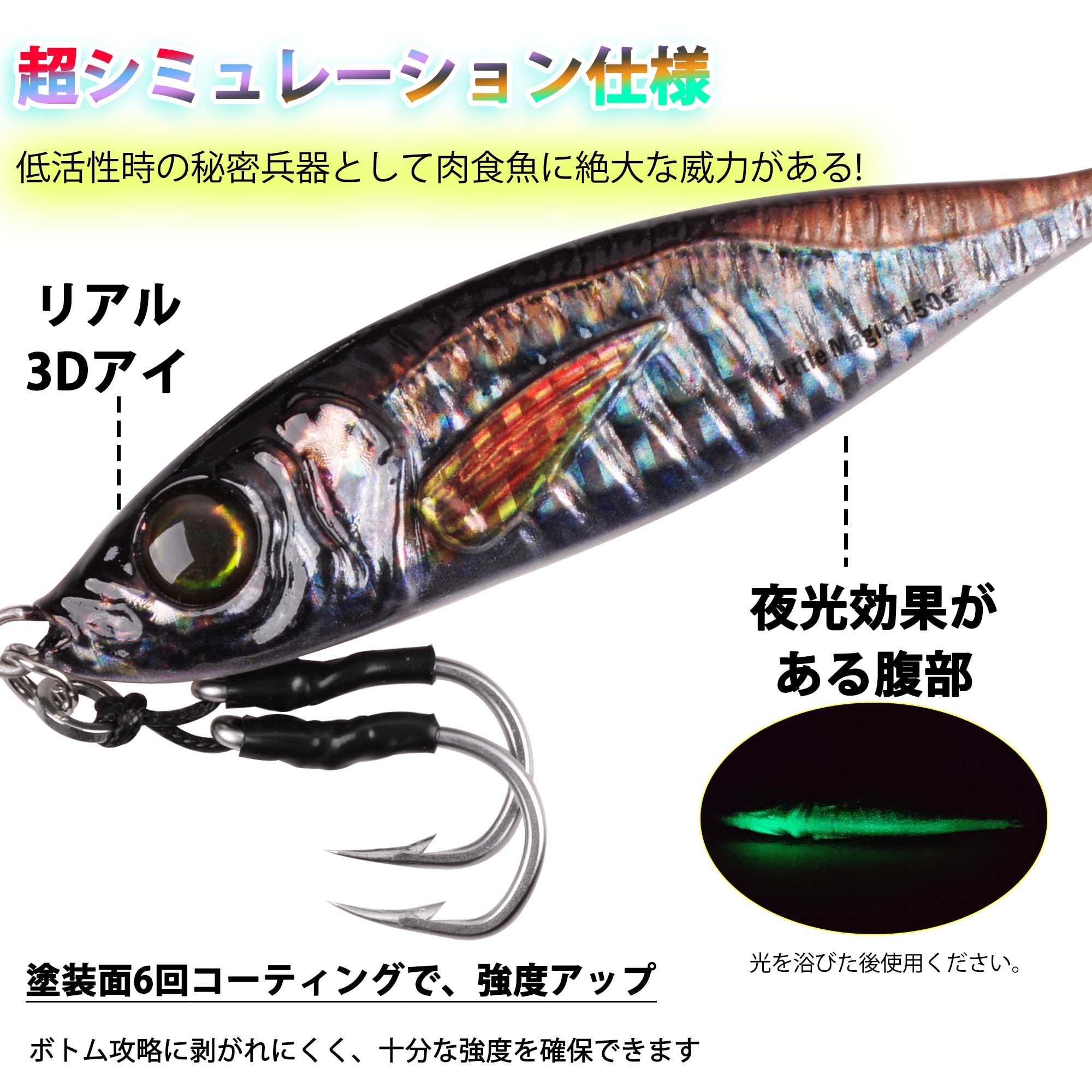 Amazon.co.jp: メタルジグ セット 200g ルアー ショアジギング