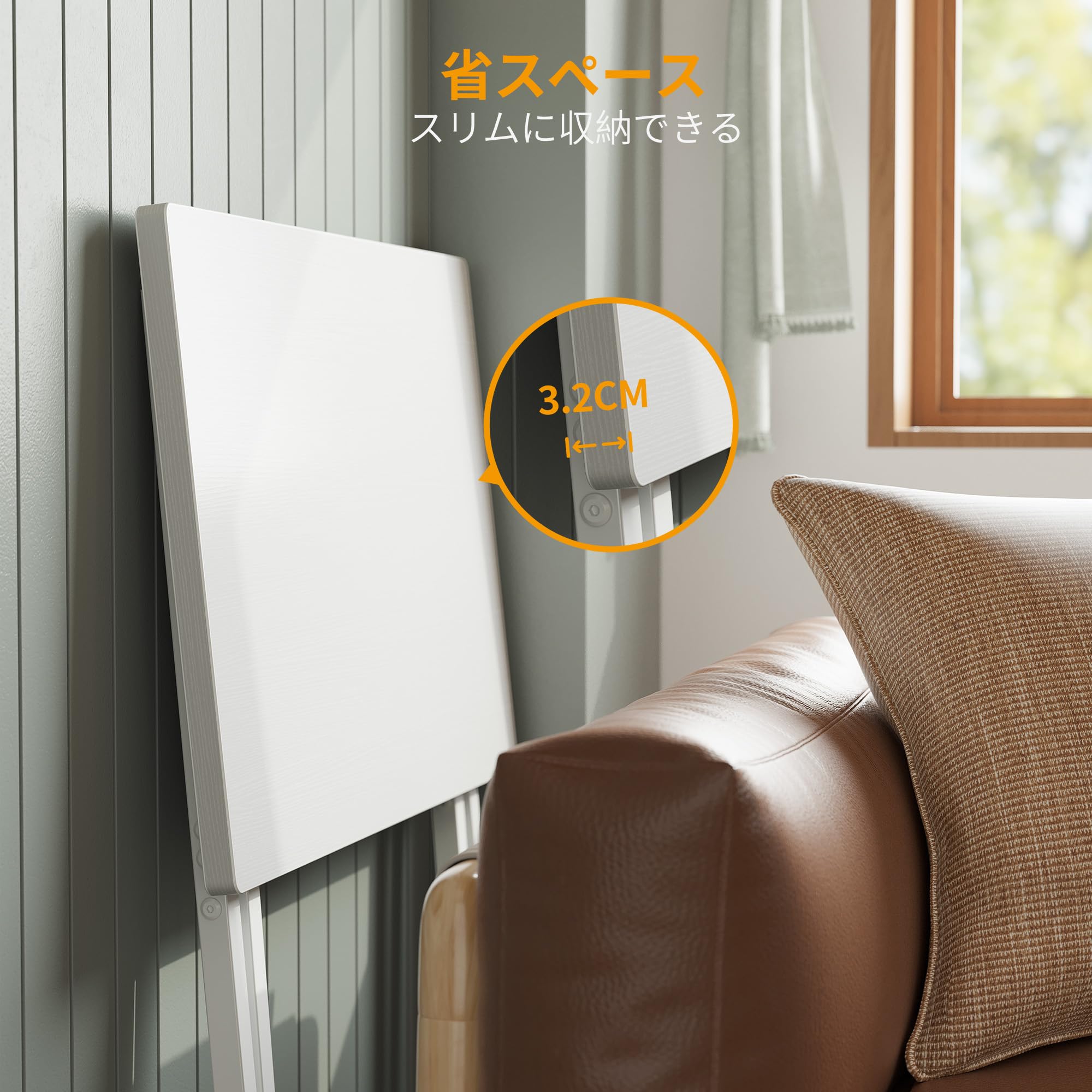 Amazon | Cubiker 折りたたみデスク 幅60cm奥行き40cm パソコンデスク