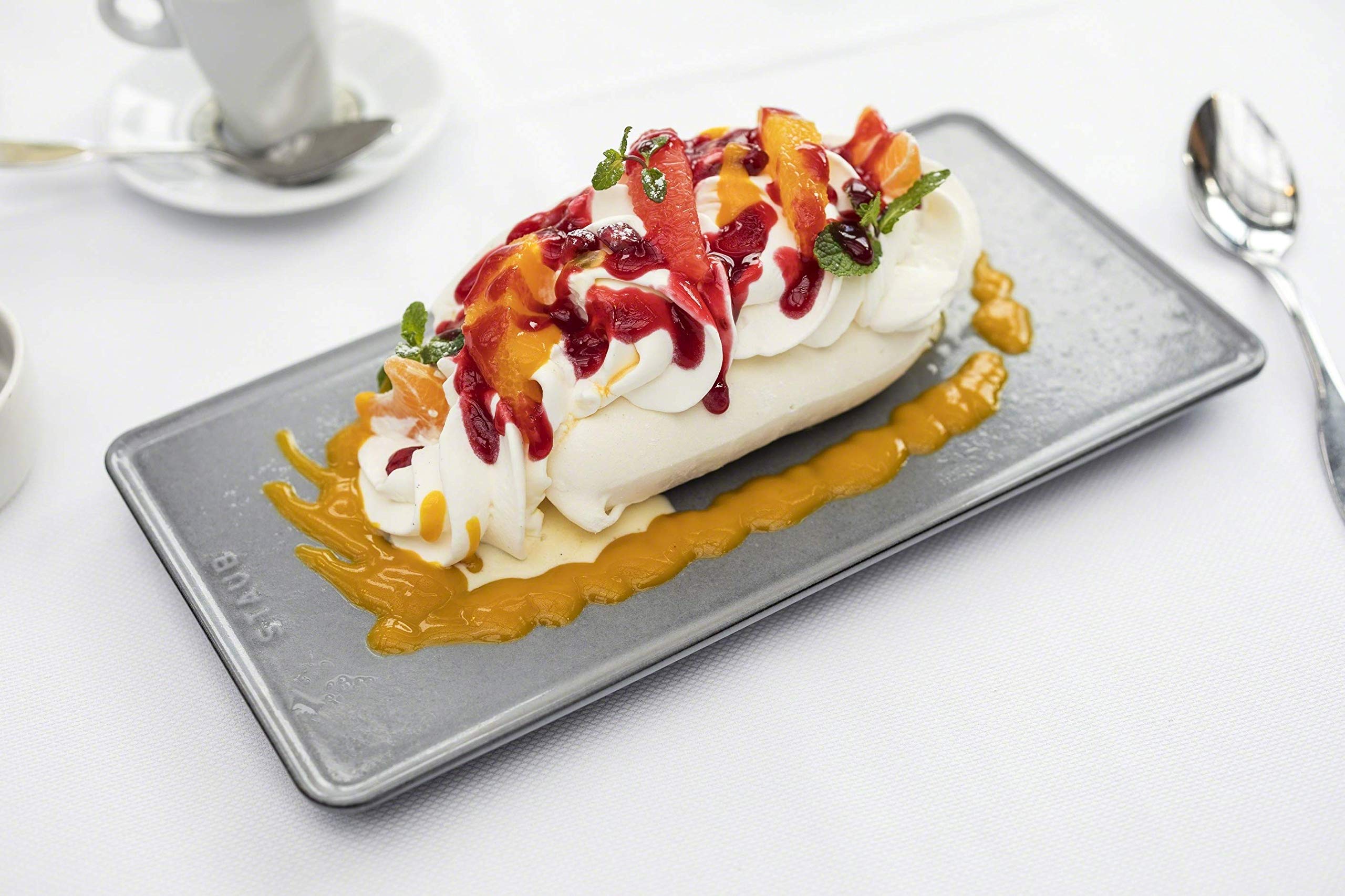 Amazon｜staub ストウブ 「 レクタンギュラー プレート 25×12cm グレー