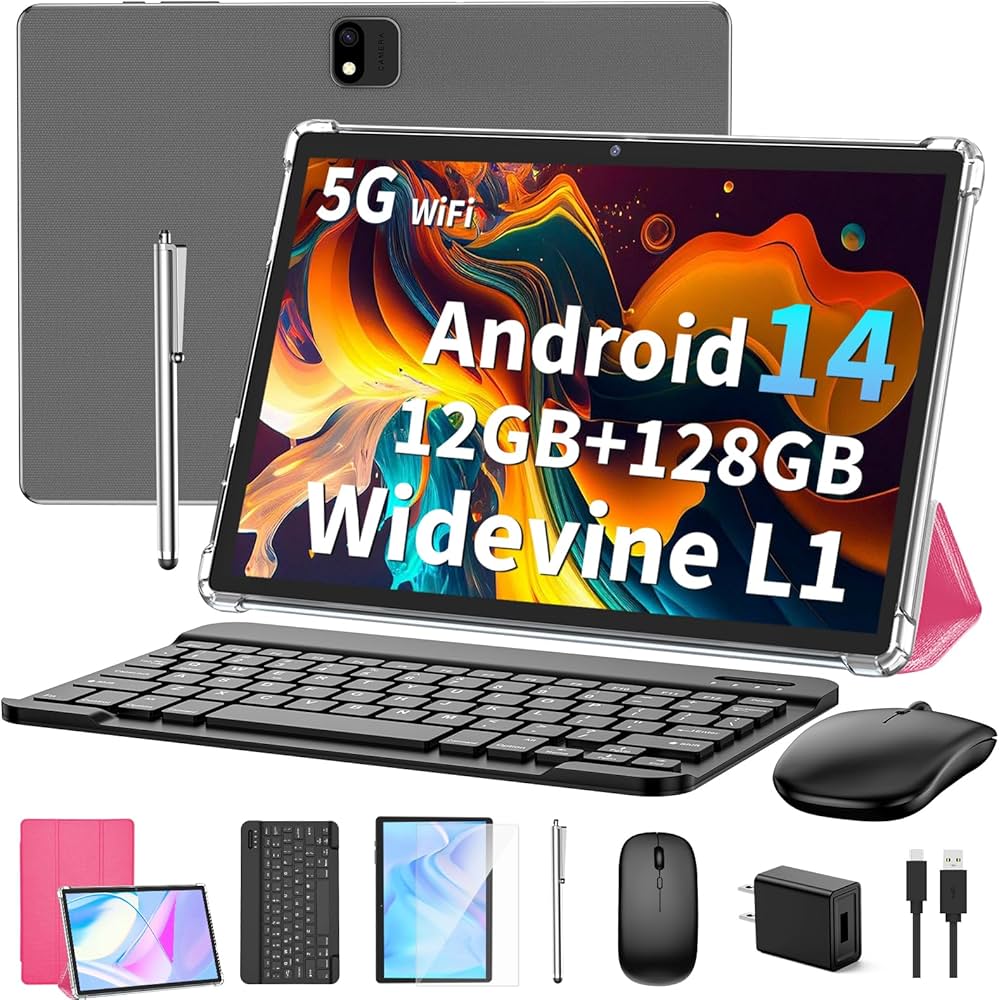 Amazon.co.jp: JJGJ Android 14 タブレット キーボード付き 12GB RAM