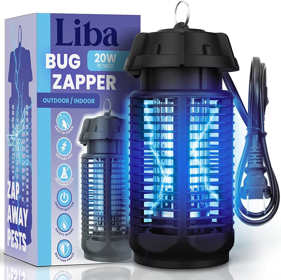 Amazon.com : LiBa Electric Bug Zapper, Outdoor & Indoor Insect