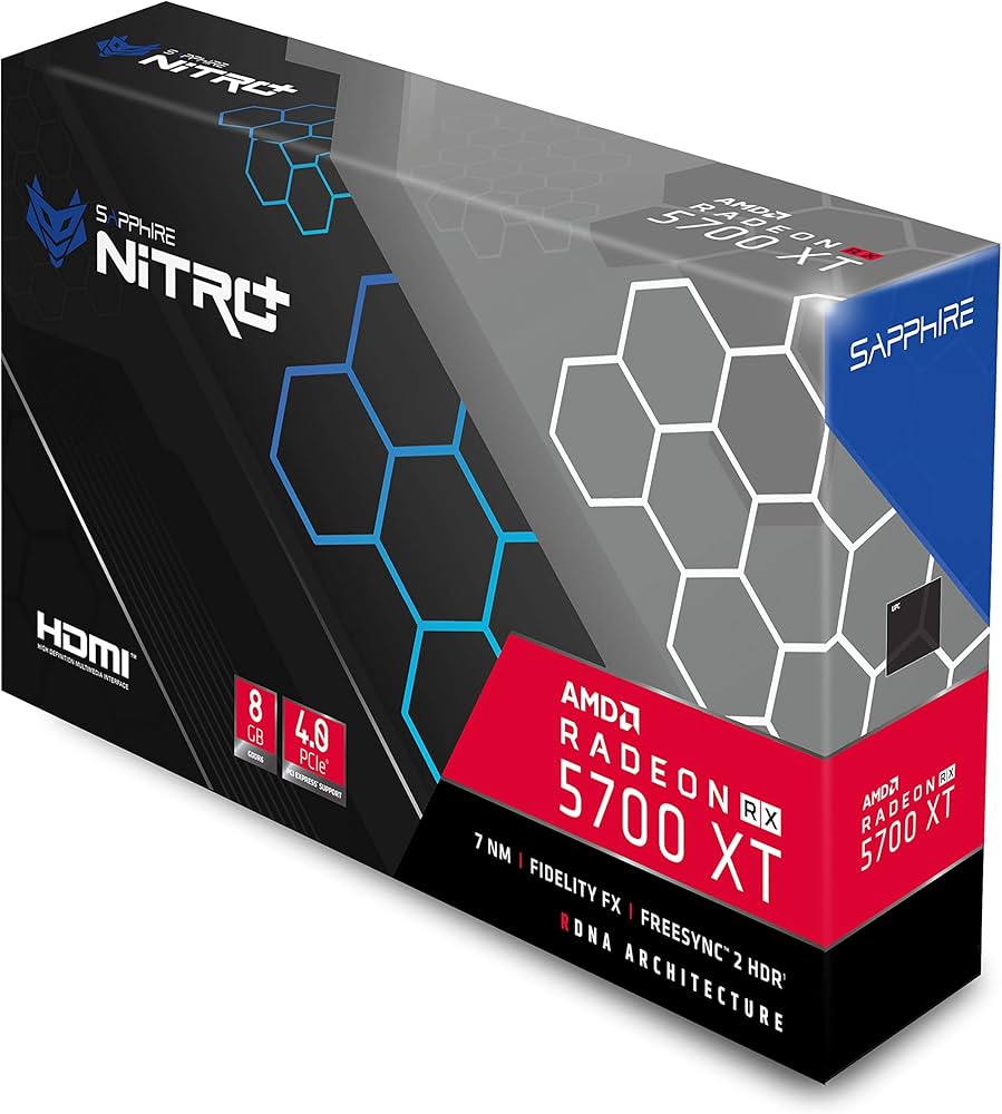 Sapphire Nitro+ Radeon RX 5700 XT 8G, 8192 MB GDDR6, 11293-03-40G